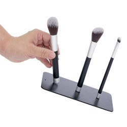 Set pinceaux cosmétiques avec support magnétique