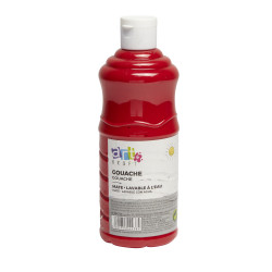Peinture gouache rouge 500ml
