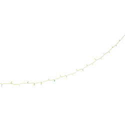 Guirlande électrique 50 led vert fixe L. 4,9 m