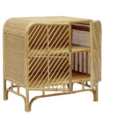 Buffet Malang rotin naturel - L80xP53xH80 cm
