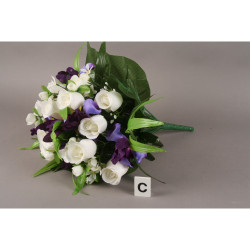 Fleur piquet rose+iris poe