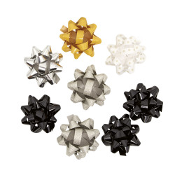 Nœud de Noël jaune noir et...