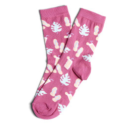 Chaussette fem cot+pol+elast t36/40