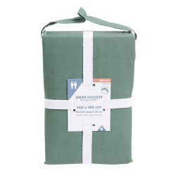 Drap housse cot perc 140x190cm