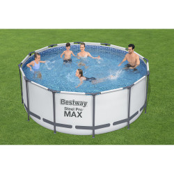 Piscine tubulaire Steel Pro Max Ø 366 x 122 cm BESTWAY