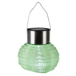 Lanterne solaire 1 LED verte