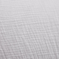 Parure gaze de cot 240x220 wake blanc