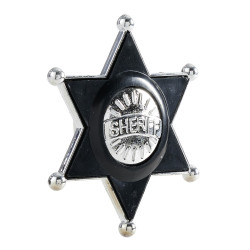 Kit d'accessoire cowboy pour enfant avec arme et insigne de shérif