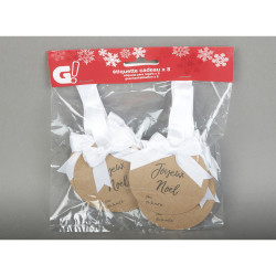 Carte kraft Noël x8