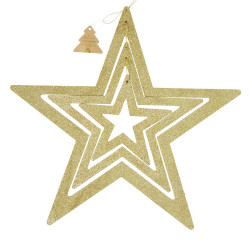 Suspension Étoile Dorée...